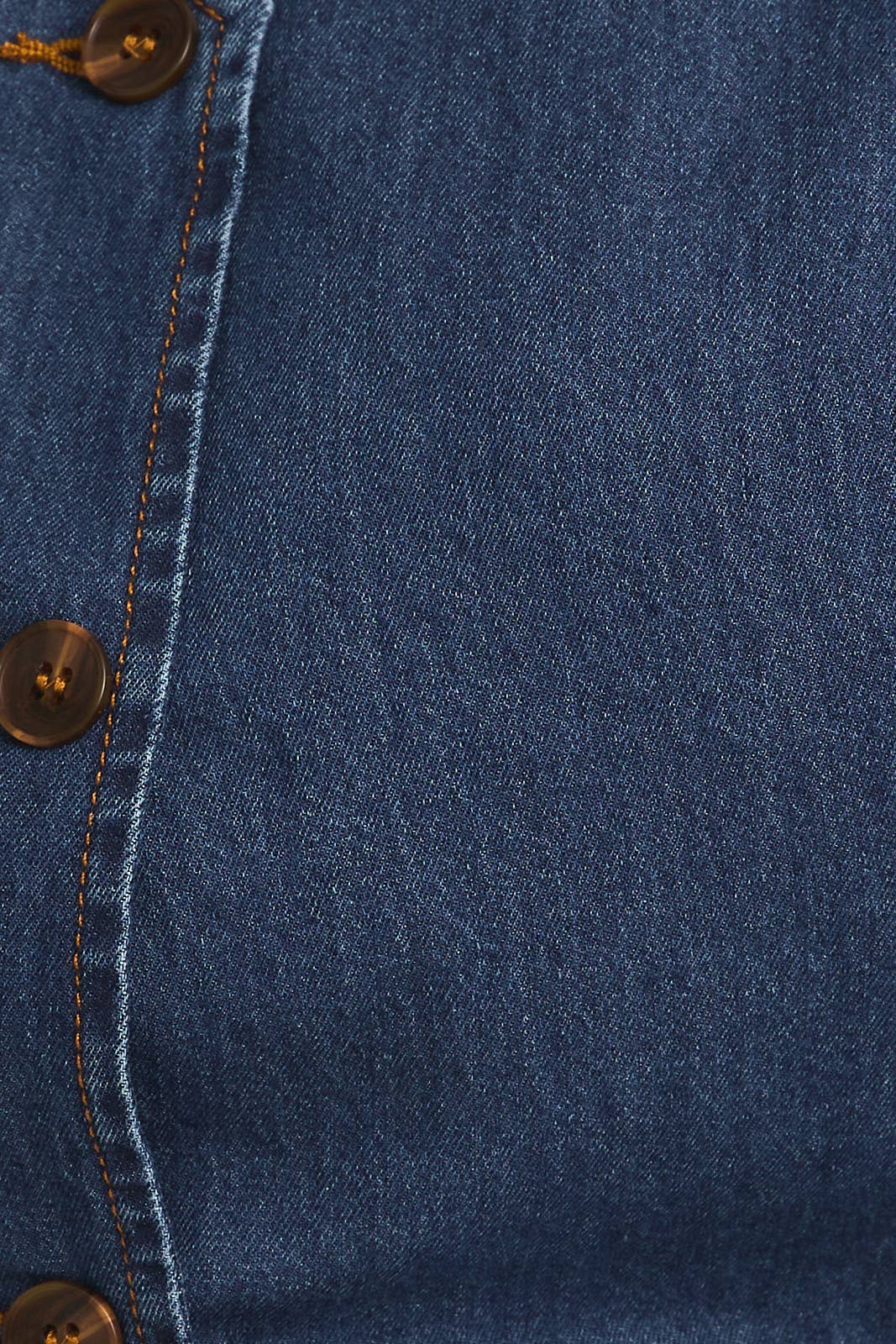 Indigo Breeze Button Down Denim Vest