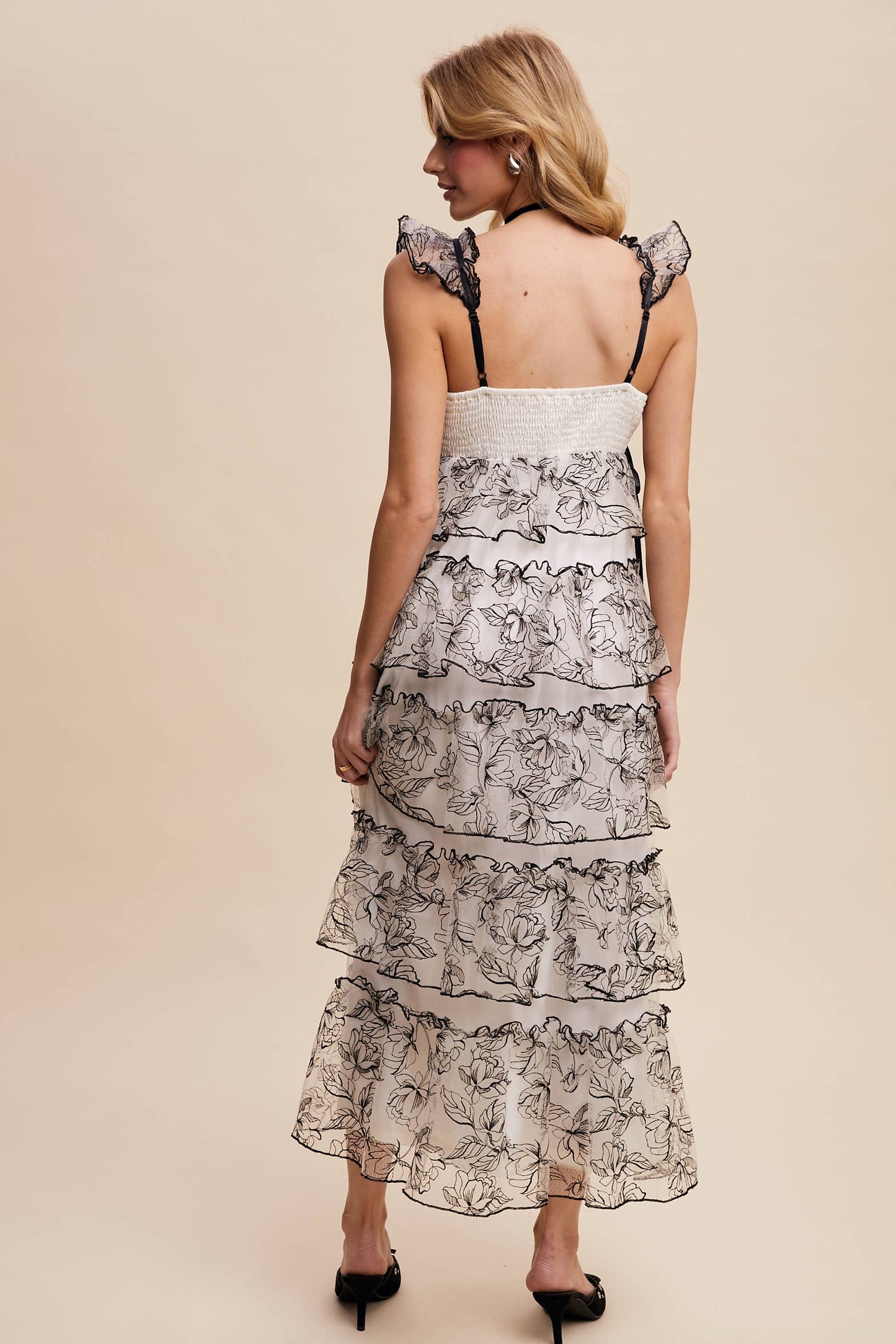 Delicate Lace Maxi Dress