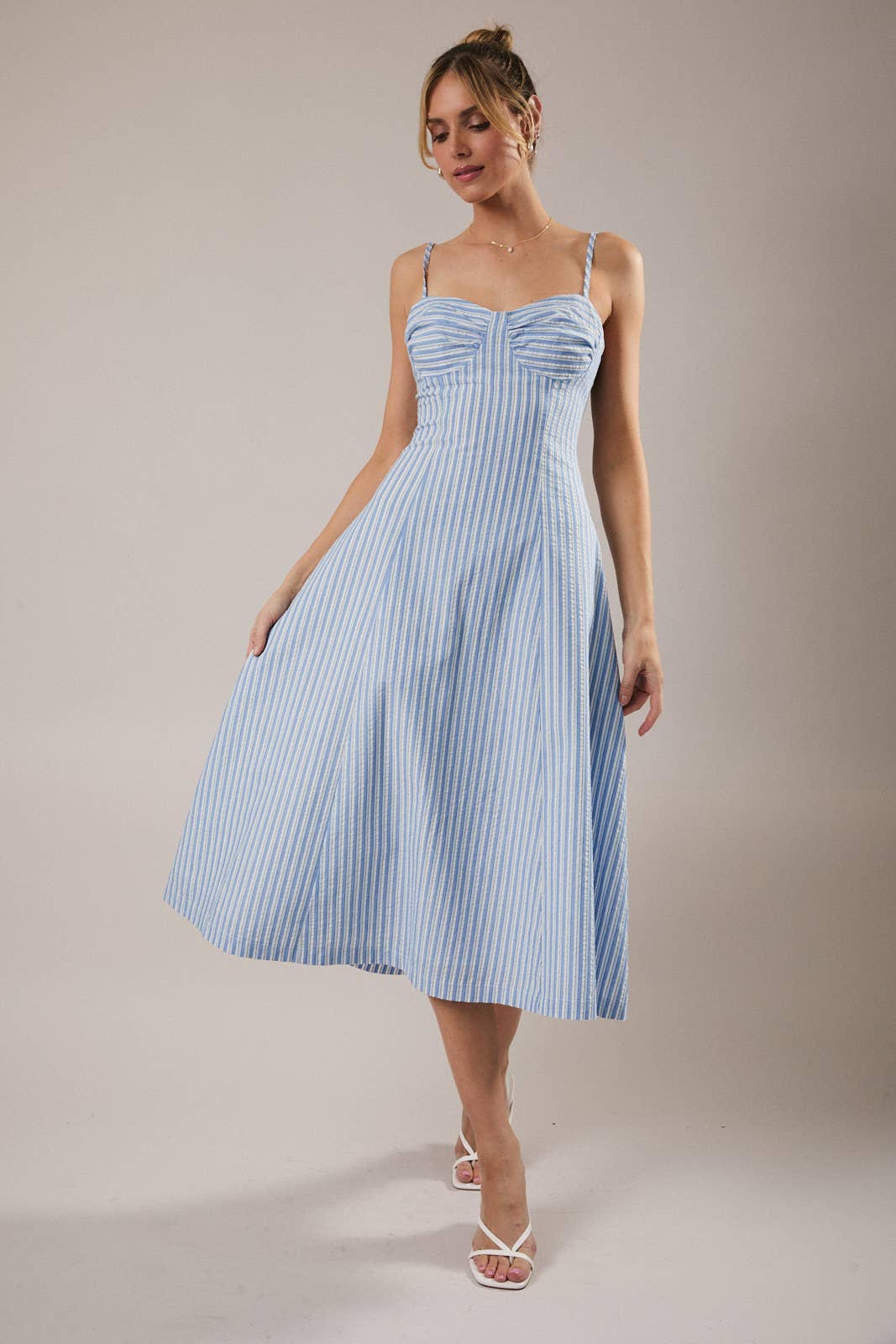 marina cocktail dresses Moonlit Midi Dress elopement outfit Bedroom Black Dresser with Embrace the sophisticated appeal Dress Color:Navy