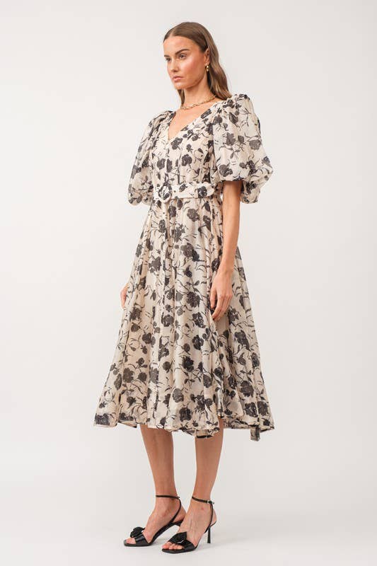 Cara Floral Organza Dress