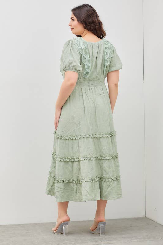 Aida Lace Maxi Dress