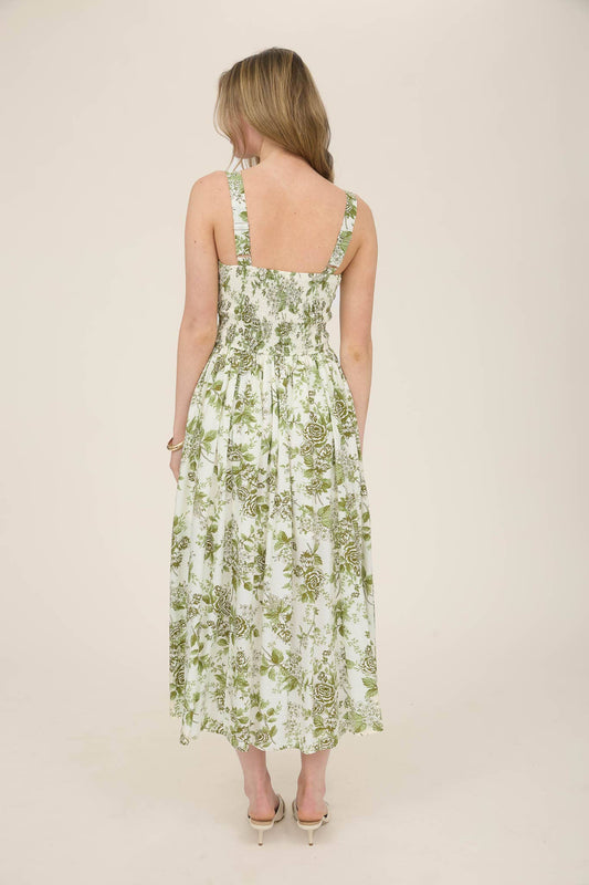 Rosalie Corset Midi Dress