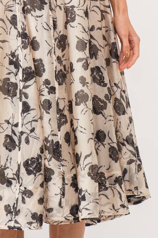 Cara Floral Organza Dress