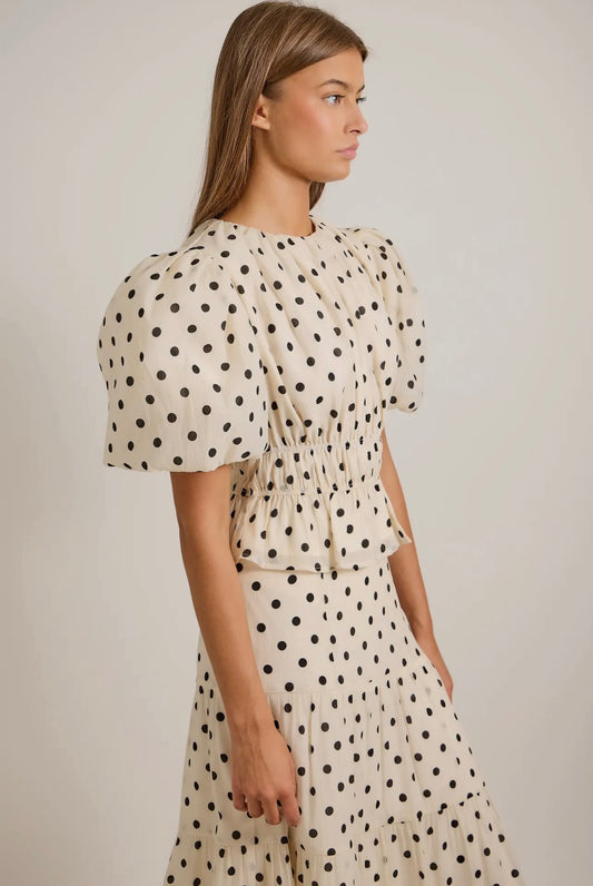 Lila Dot Blouse
