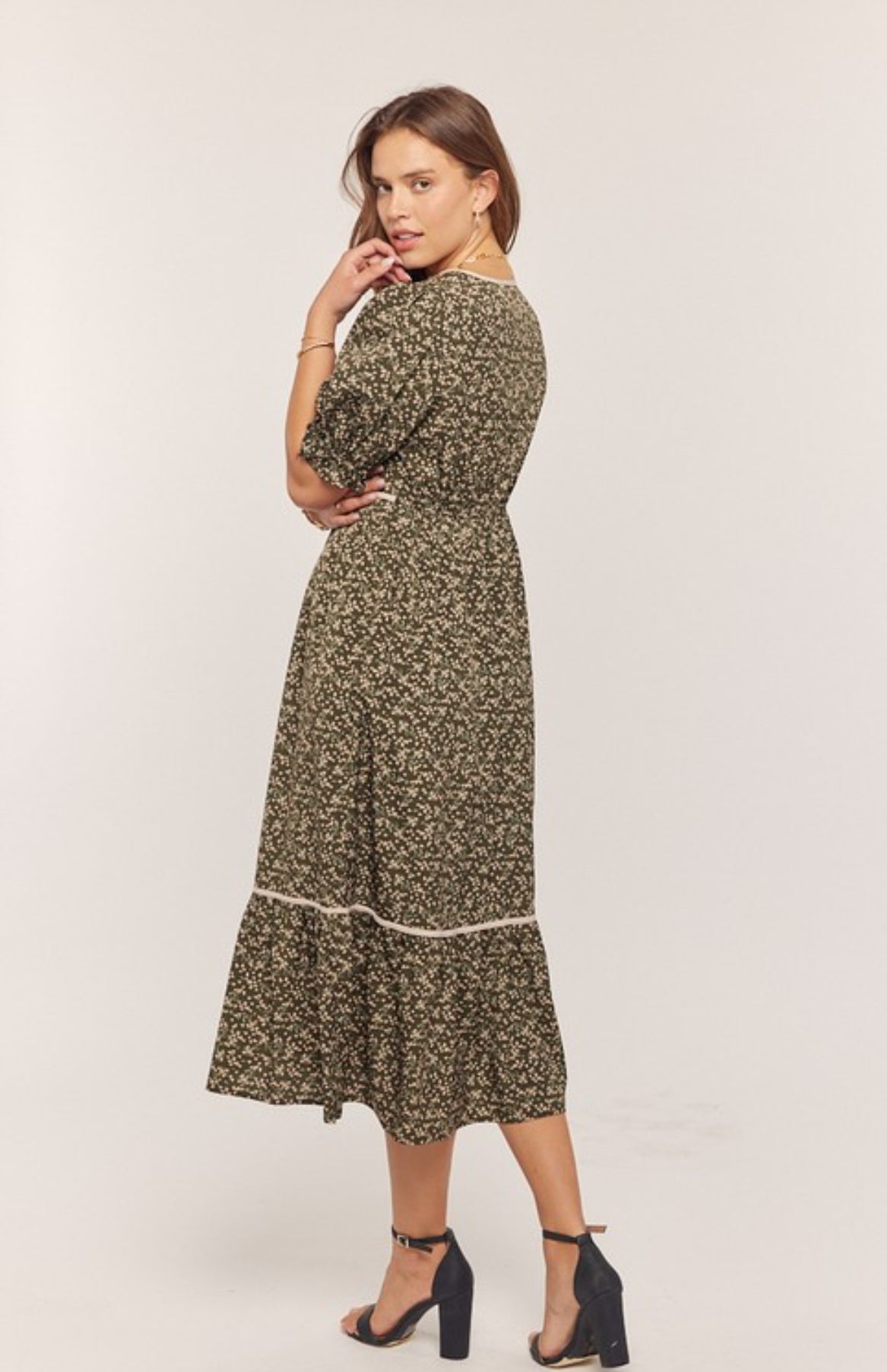 Olive Serenade Dress