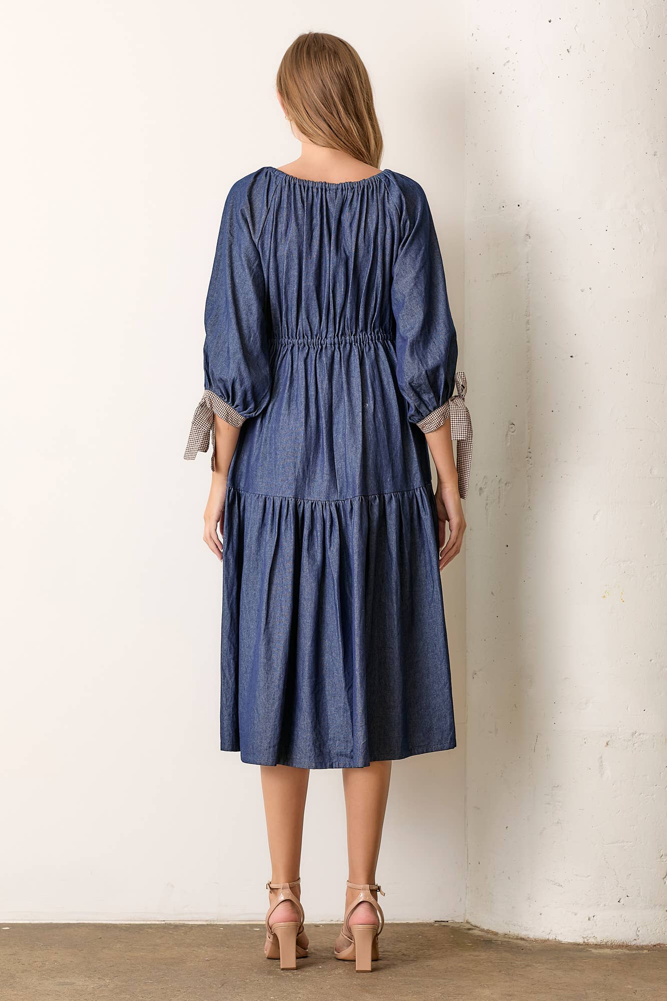 Denim Classic Midi Dress