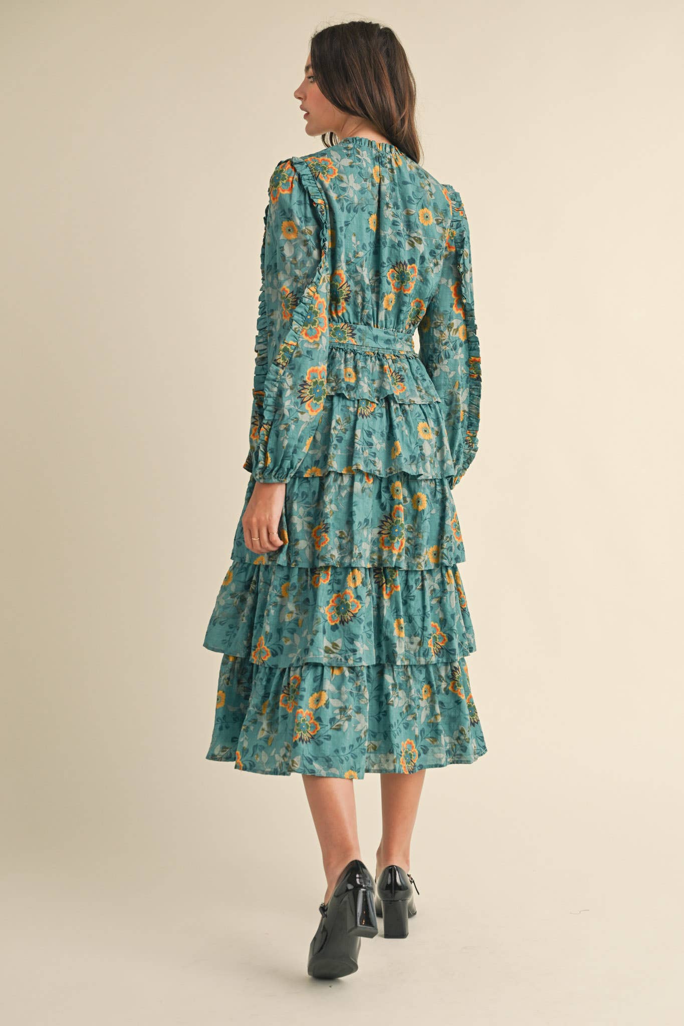 Turkish Bloom Midi Dress