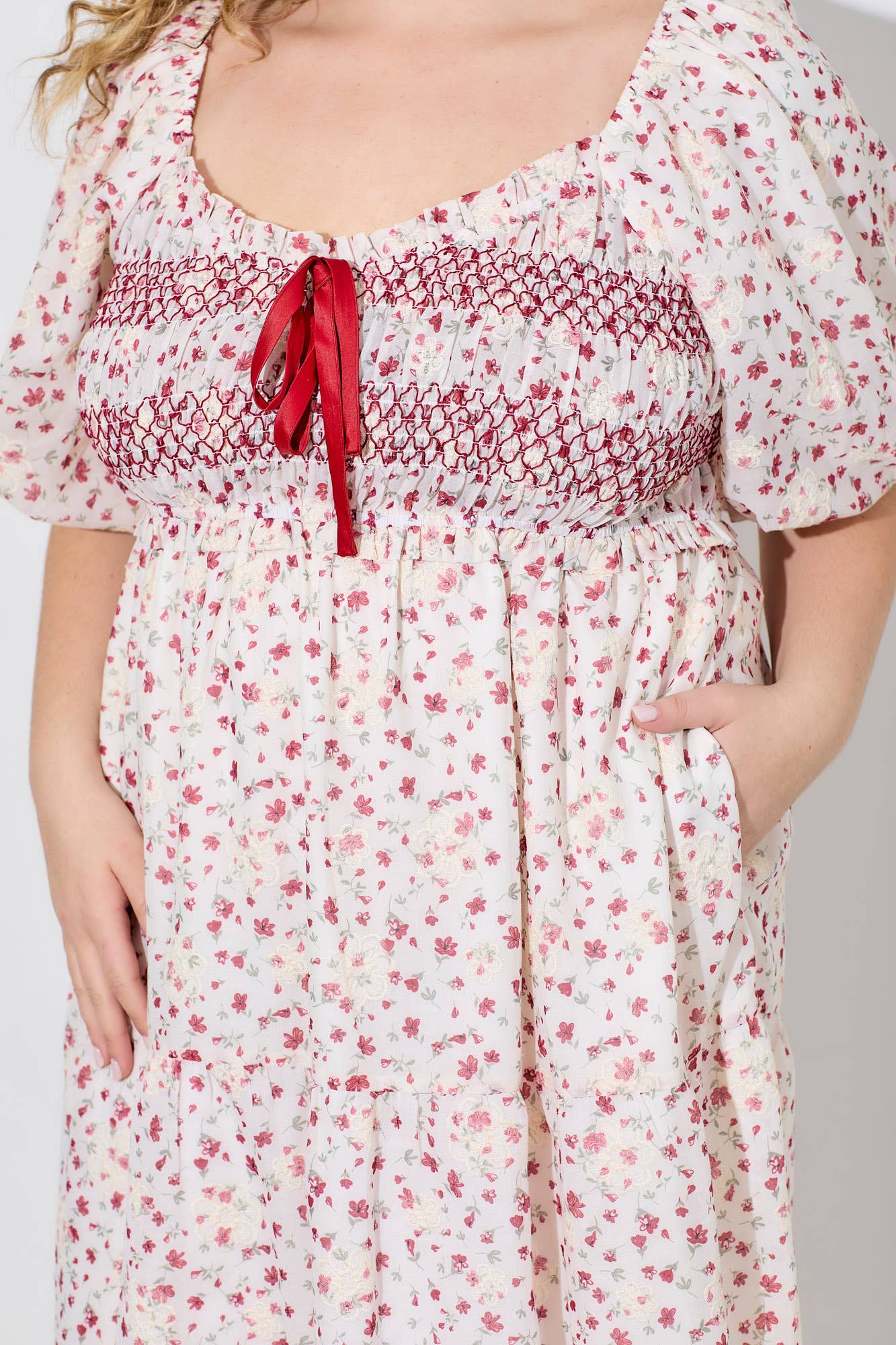 Bloom+Grace Embroidered Maxi Dress