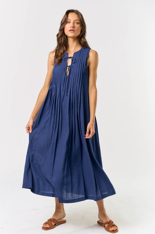 Sadie Tie Front Maxi Dress