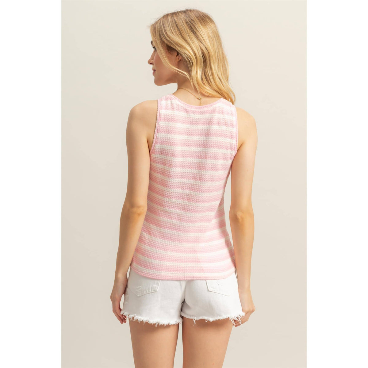 Striped Knit Tank Top