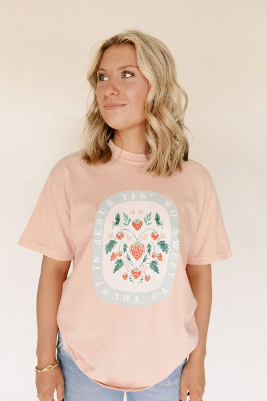 Tis So Sweet To Trust In Jesus Graphic Tee