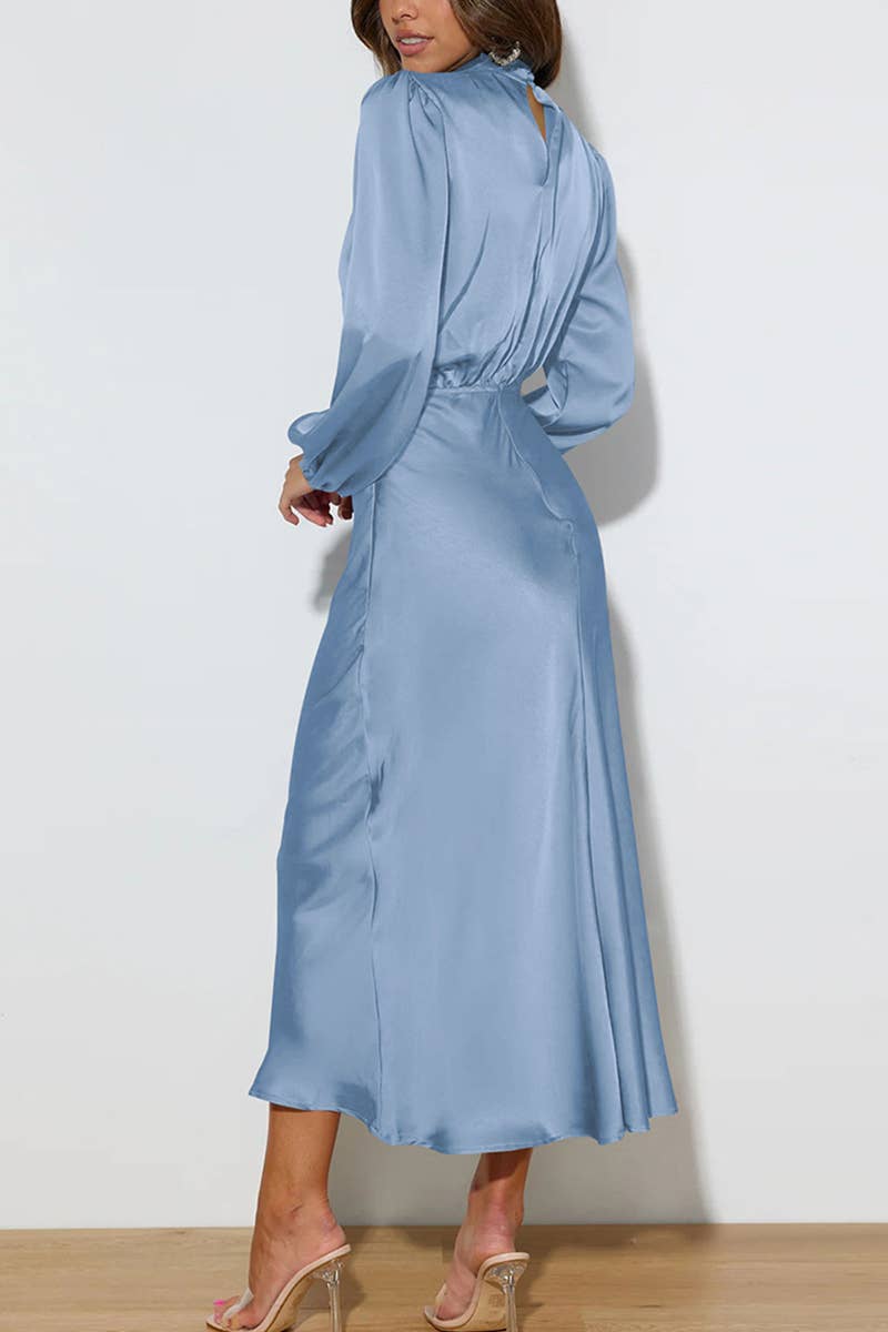 Aurora Satin Maxi Dress