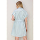 Kylee Pin Striped Chambray Dress