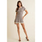 Maison Gingham Sweater Dress