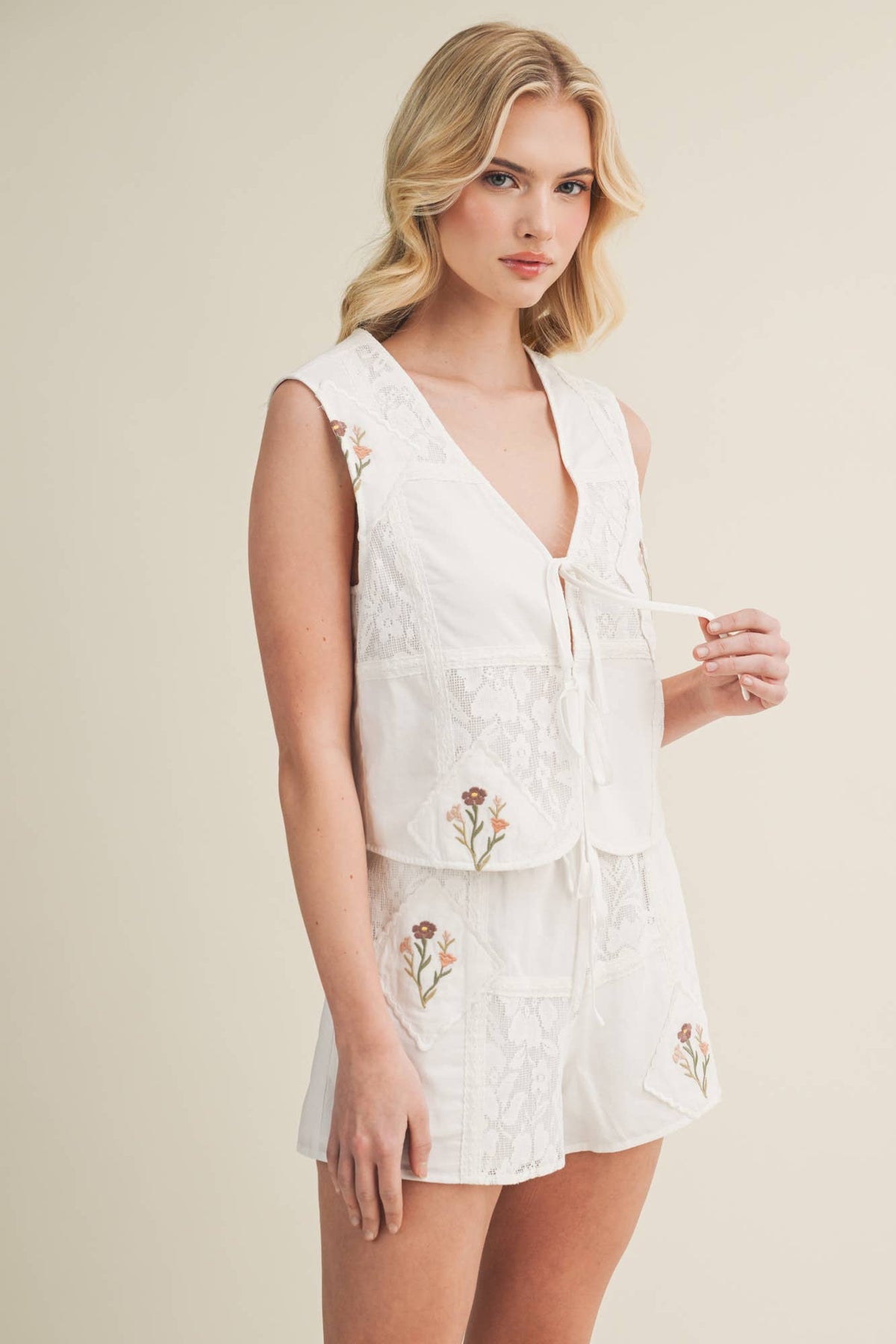 Clara Lace Vest