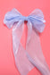 Organza Sheer Bow Hair Clip