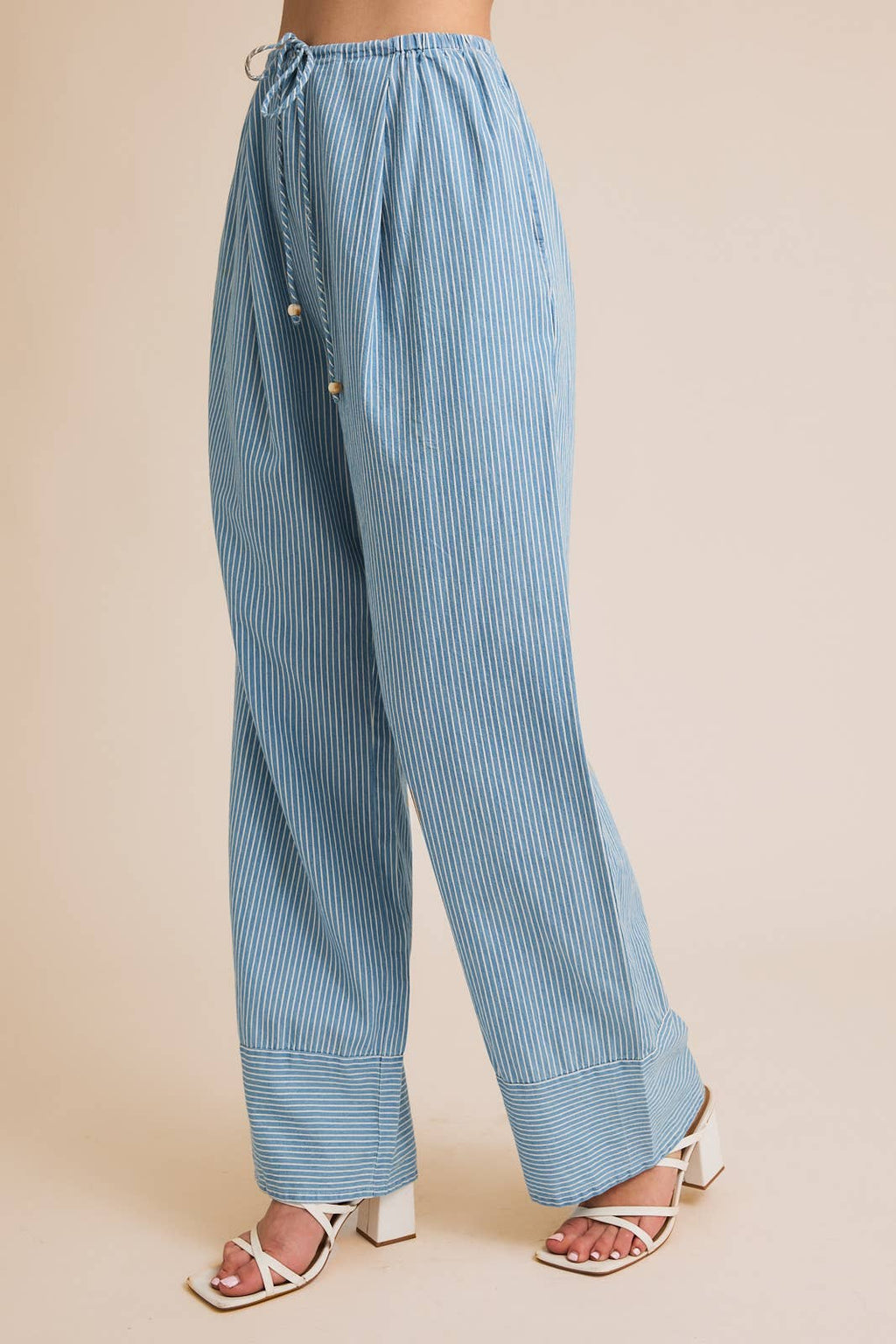 Sienna Striped Chambray Pants