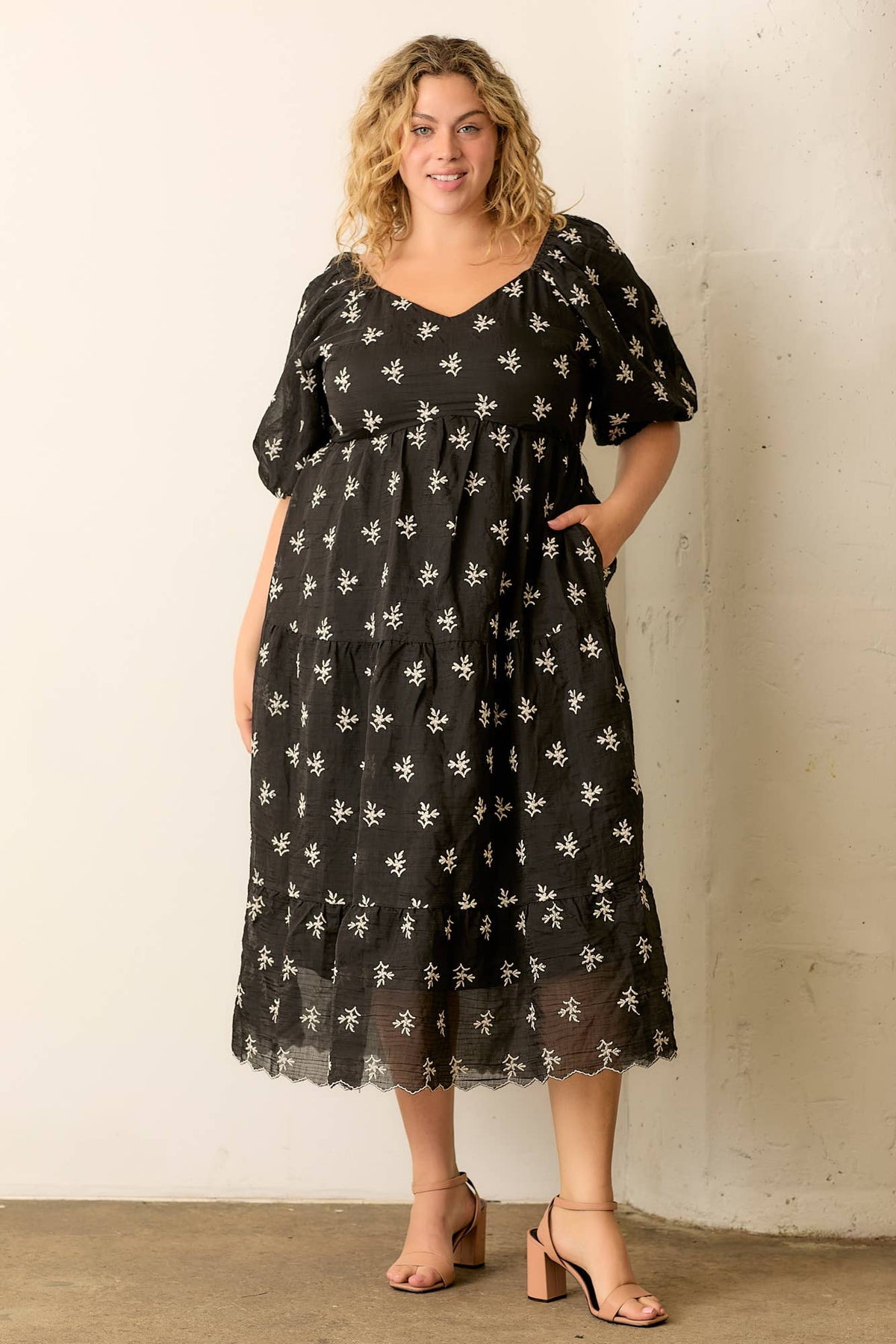 Moonlit Meadow Midi Dress