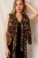 Leopard Print Ribbon Vest