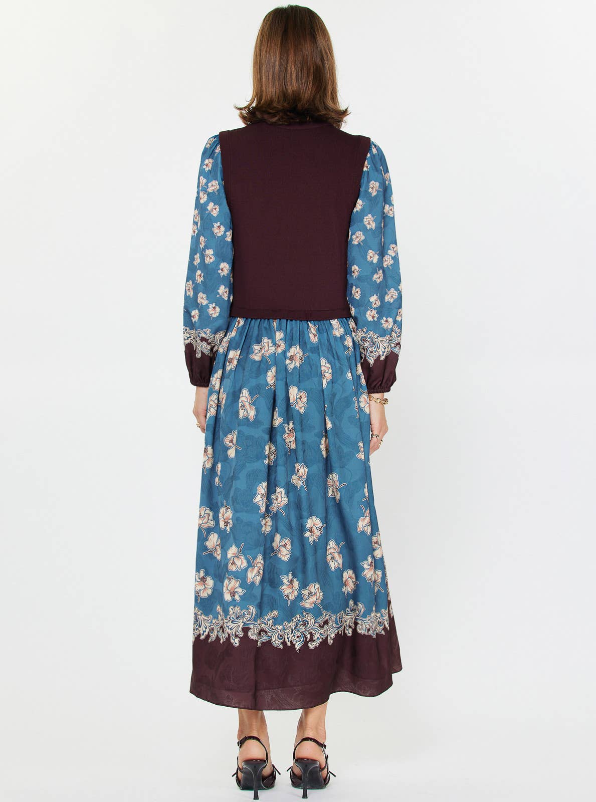 Annelise Floral Midi Dress