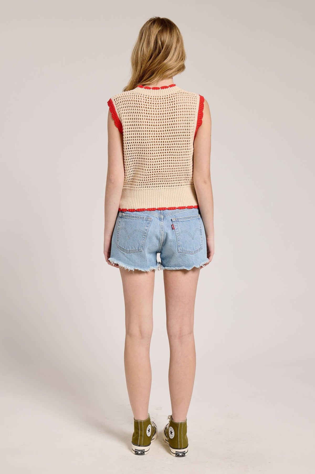 Tomato Vine Knit Vest