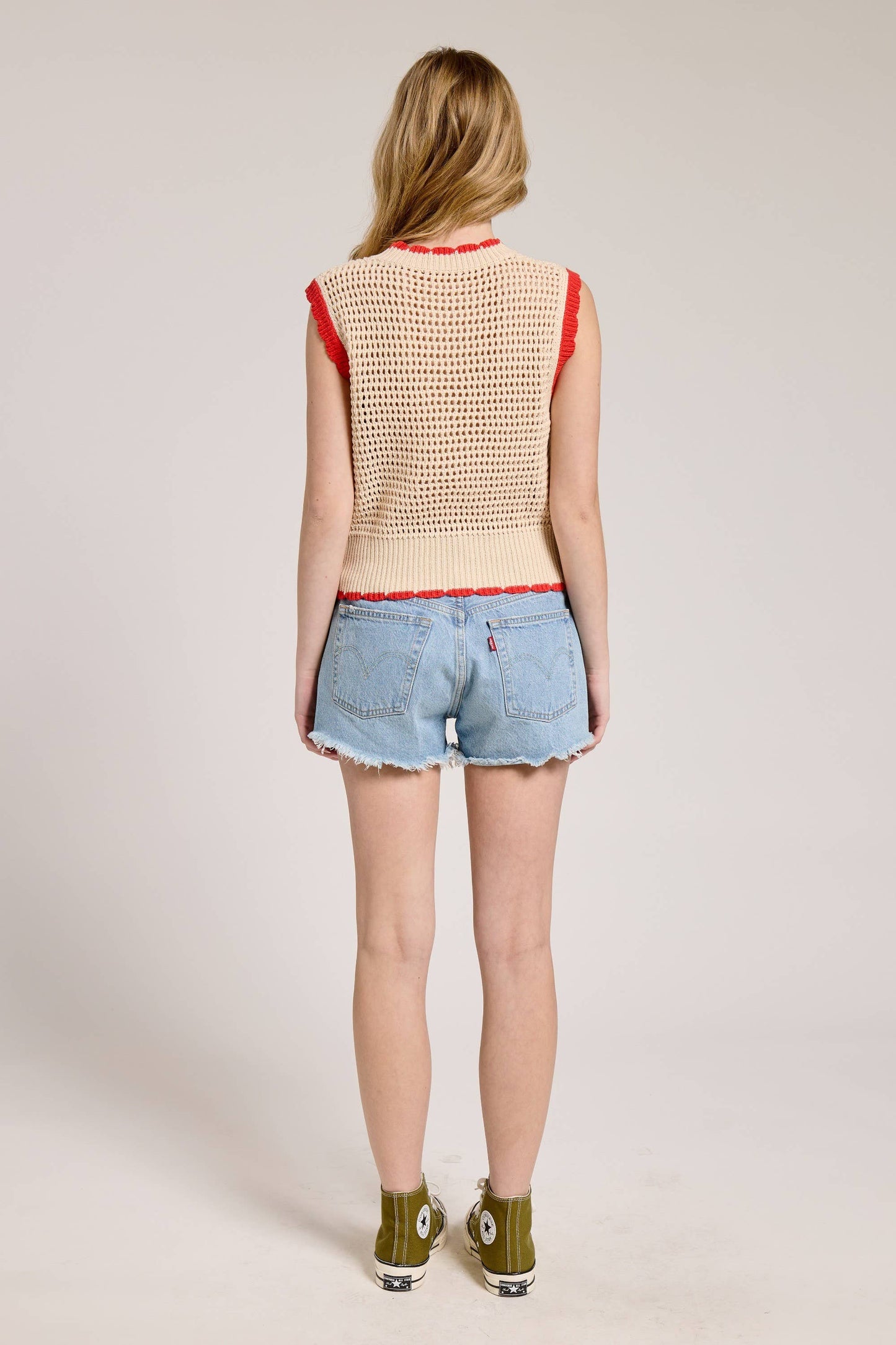 Tomato Vine Knit Vest