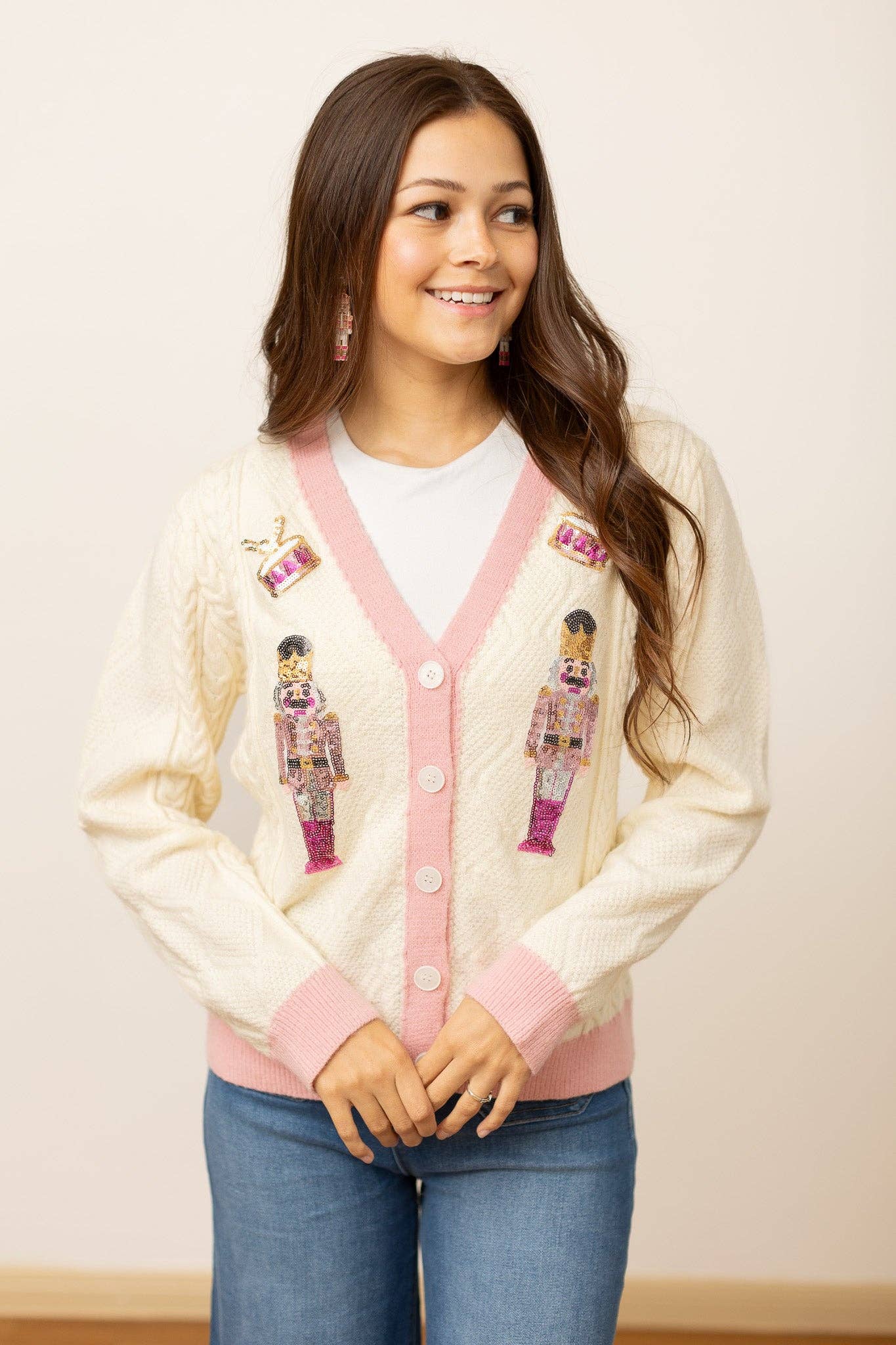 Sequin Nutcracker Sweater