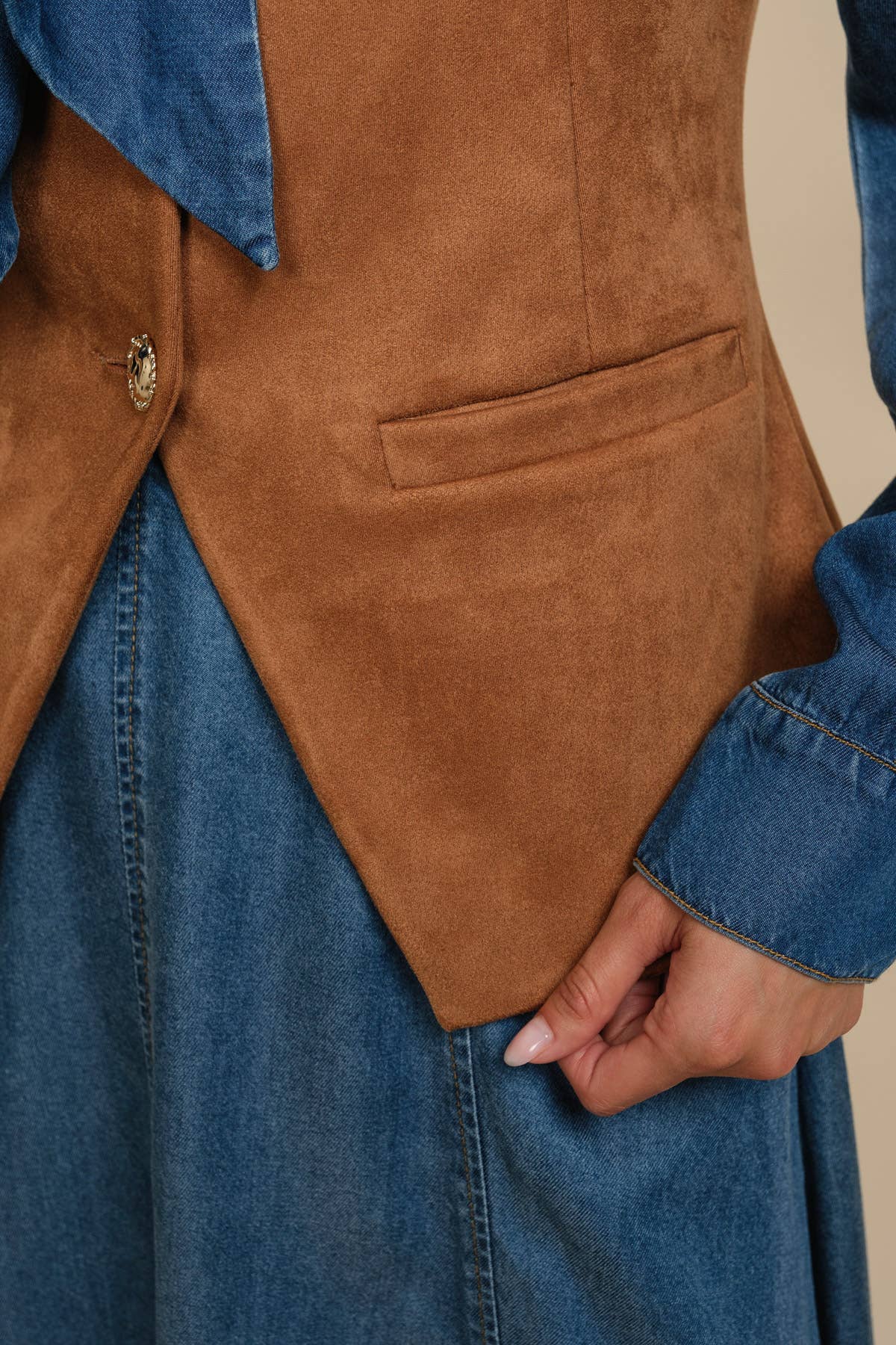 Heartland Suede Vest