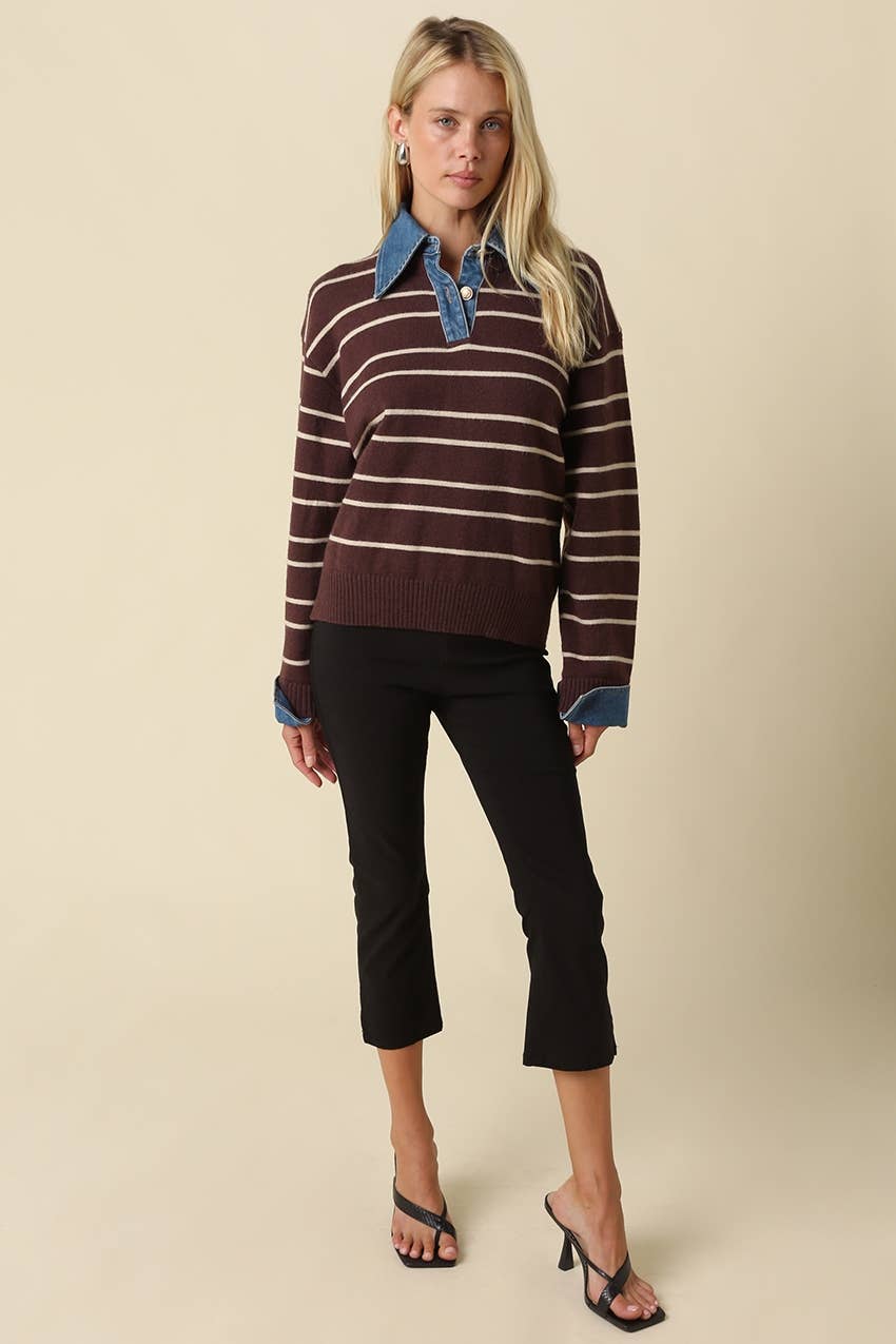 Hadley Striped Layered Sweater