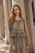 Maddy Plaid Puff Sleeve Top