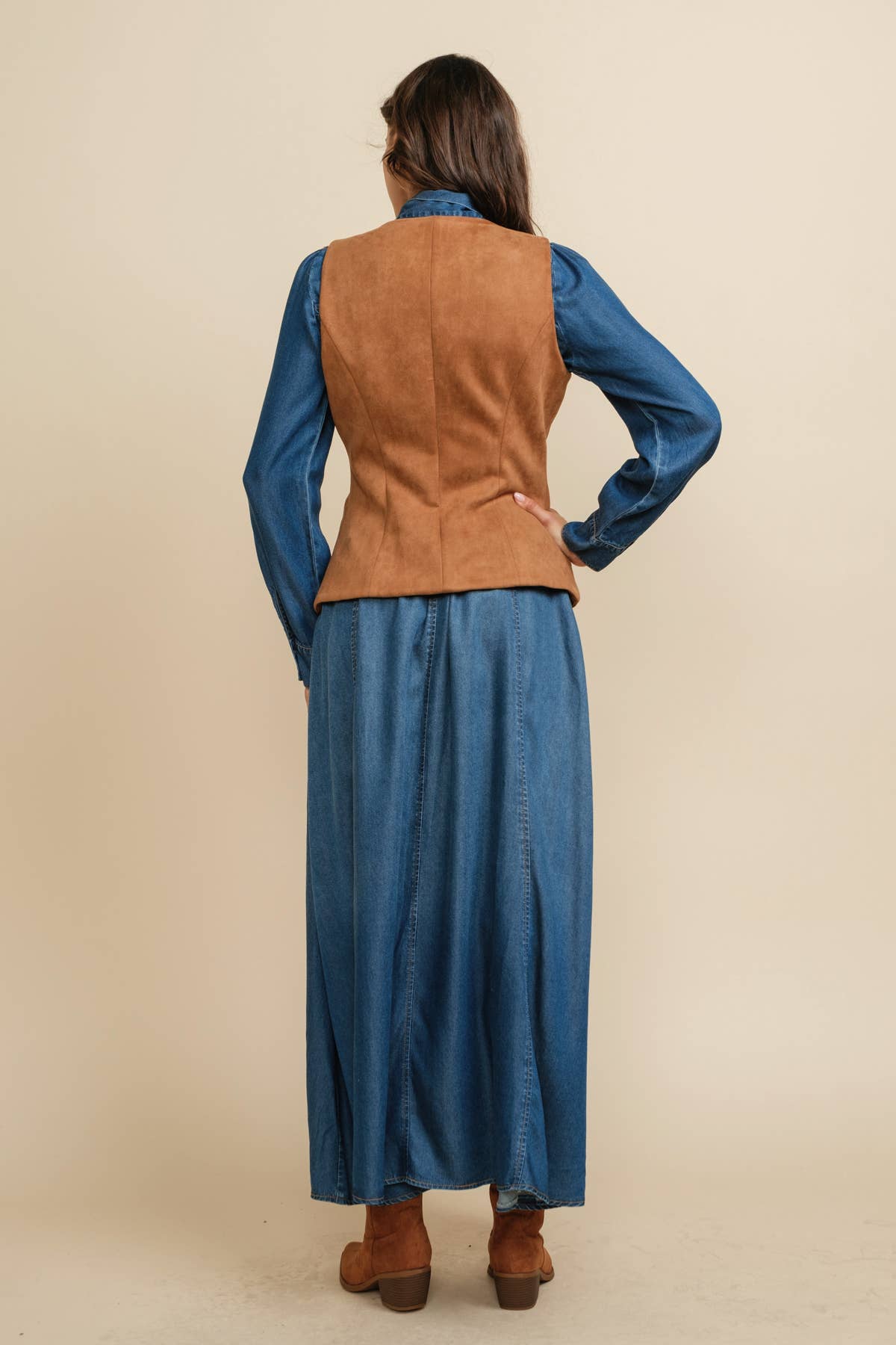 Heartland Suede Vest