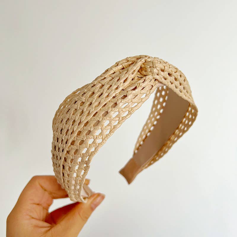 Woven Straw Headband