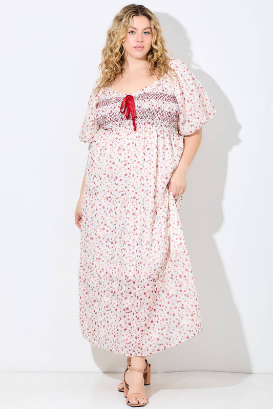 Bloom+Grace Embroidered Maxi Dress