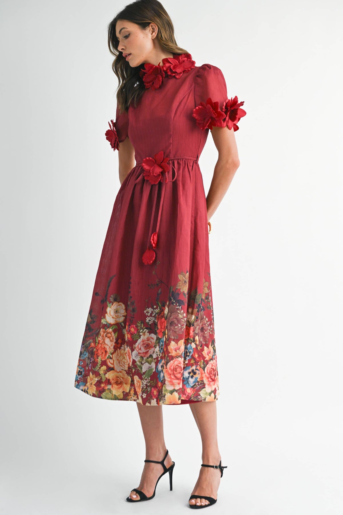 Parker Bloom Midi Dress
