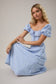 Daisy Gingham Midi Dress
