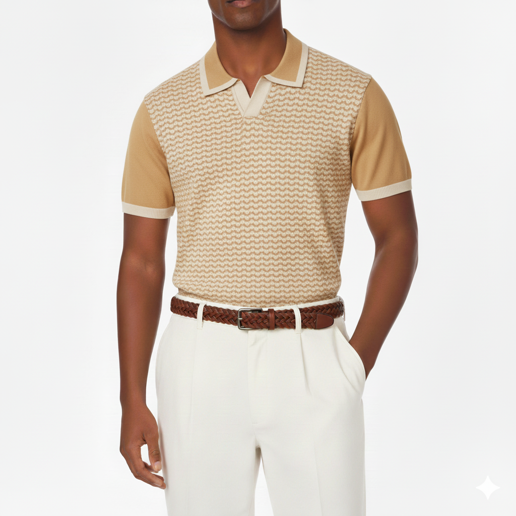 Textured Polo Shirt