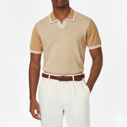 Textured Polo Shirt