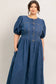 Savannah Denim Dress