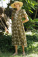 Vintage Embroidered Midi Dress