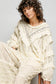 Eyelet Ruffle Knit Top