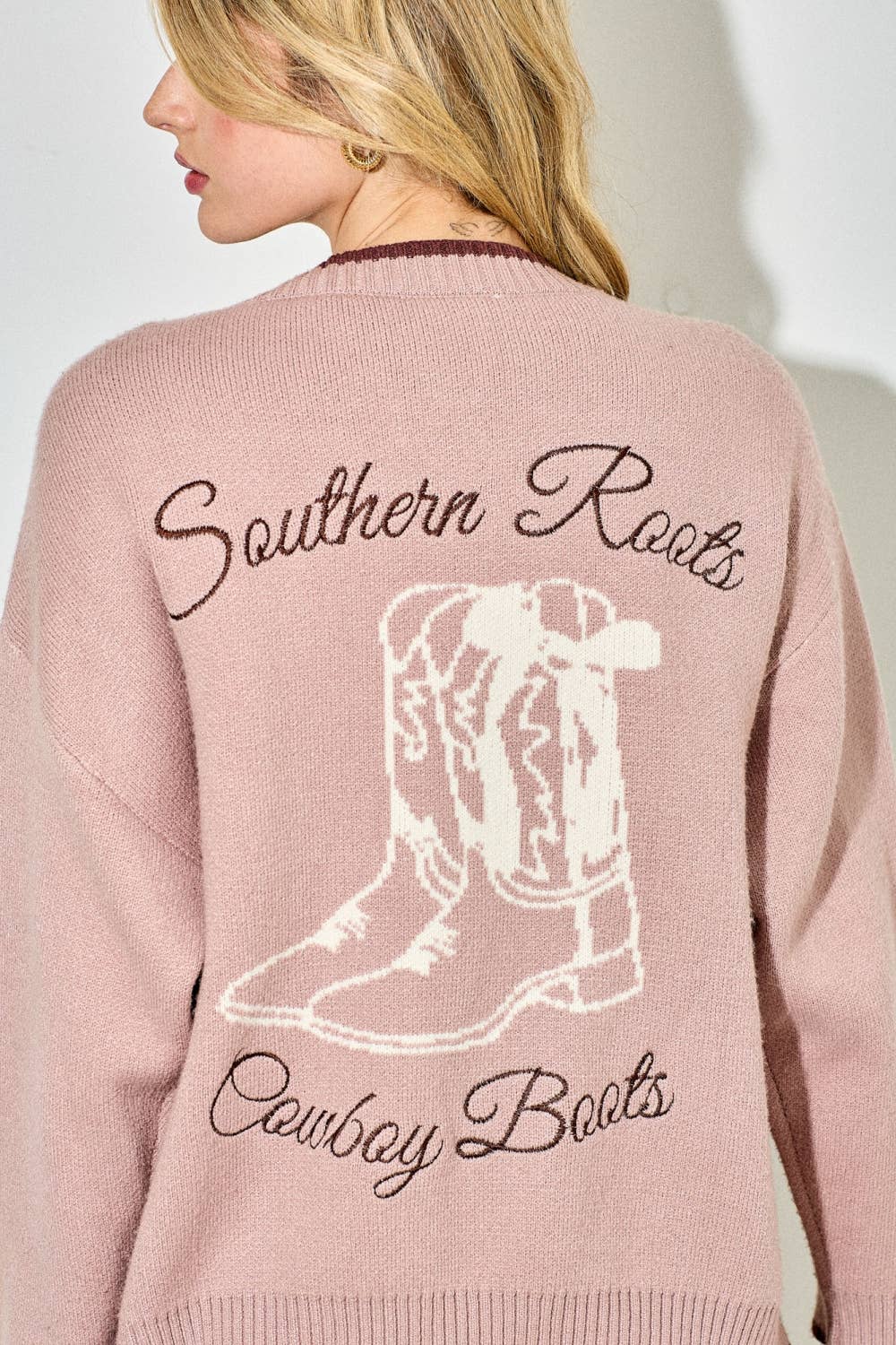 Valley Cowboy Boots Cardigan