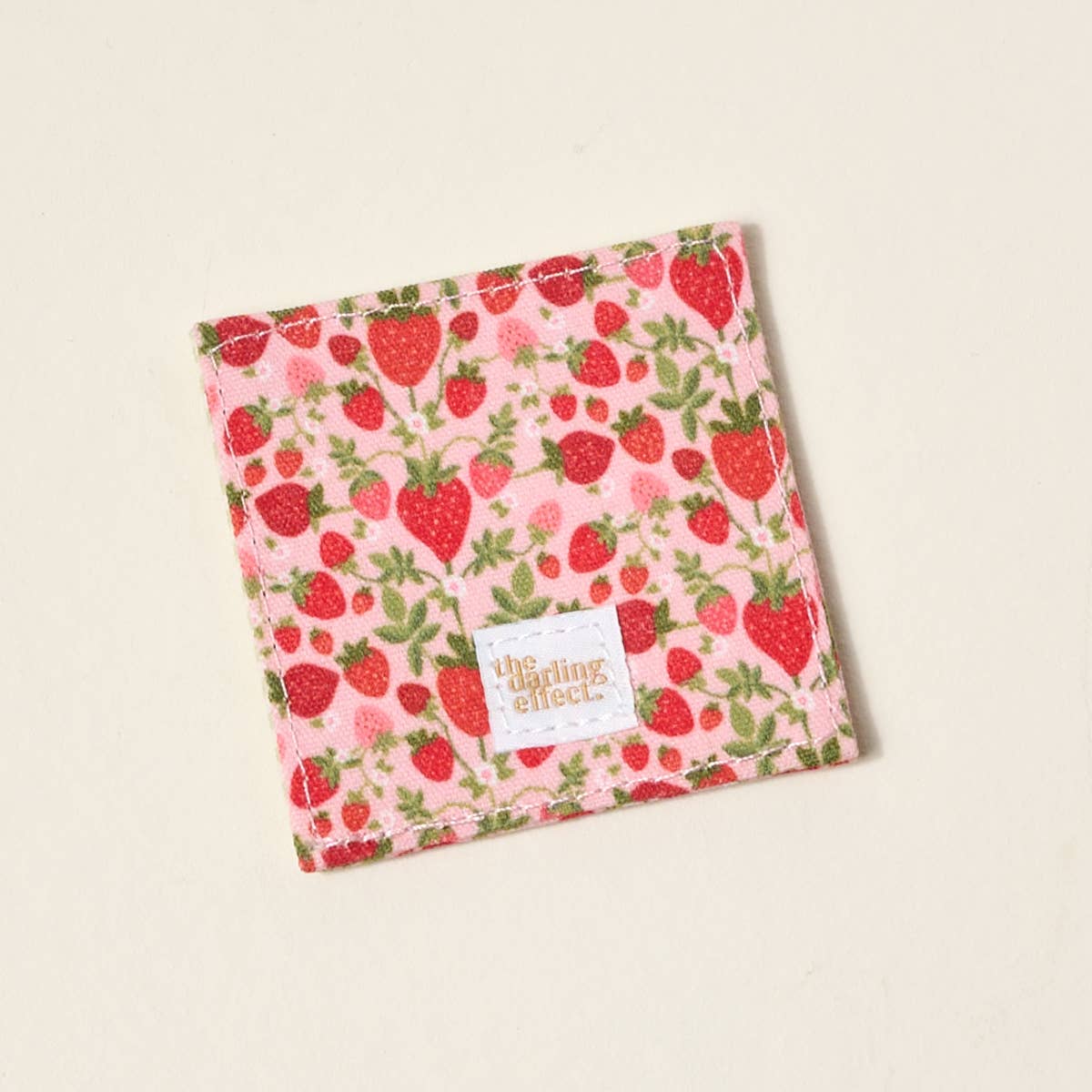 Strawberry Corner Fabric Bookmark