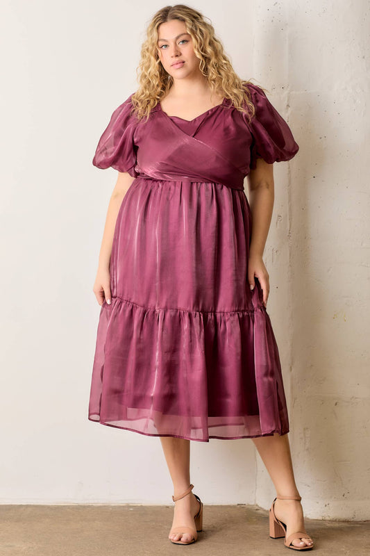 Adalynn Wrap Midi Dress