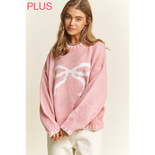 Holiday Big Bow Pullover