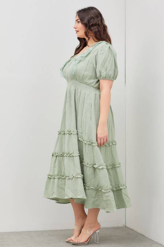 Aida Lace Maxi Dress