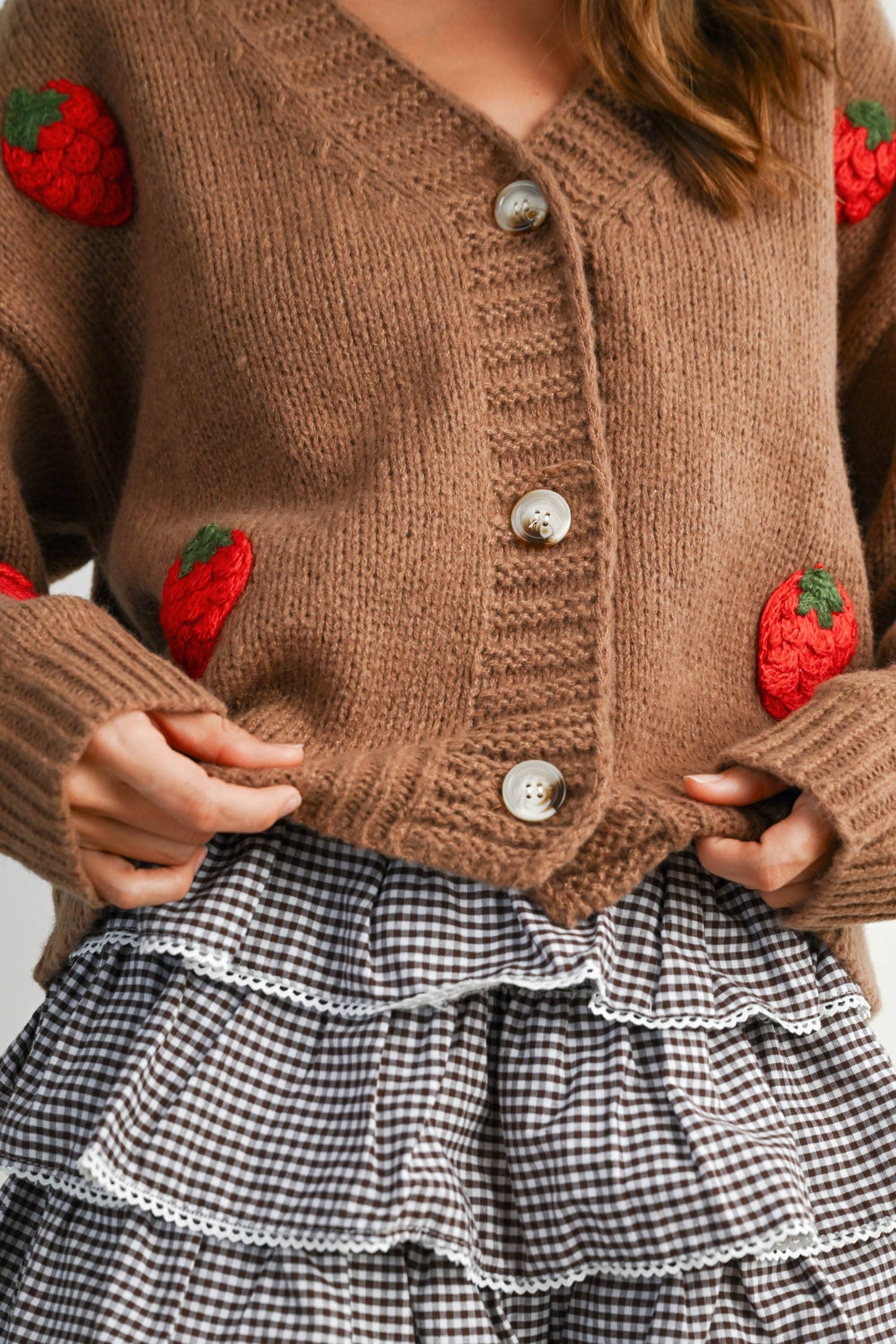 Strawberry Cardigan