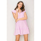 Zoe Gauze Tiered Mini Dress