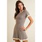 Maison Gingham Sweater Dress