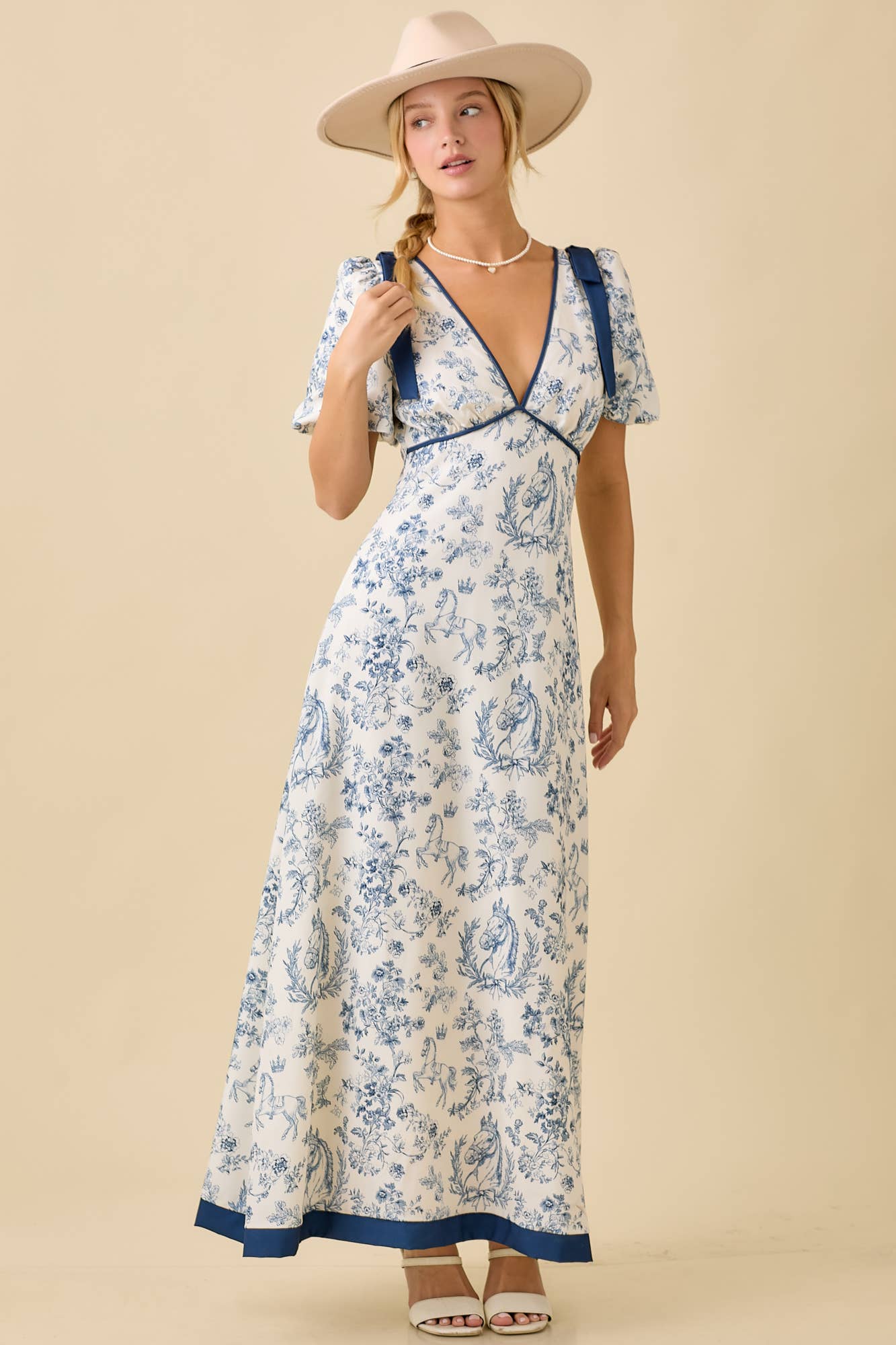 Aurora Toile Dress