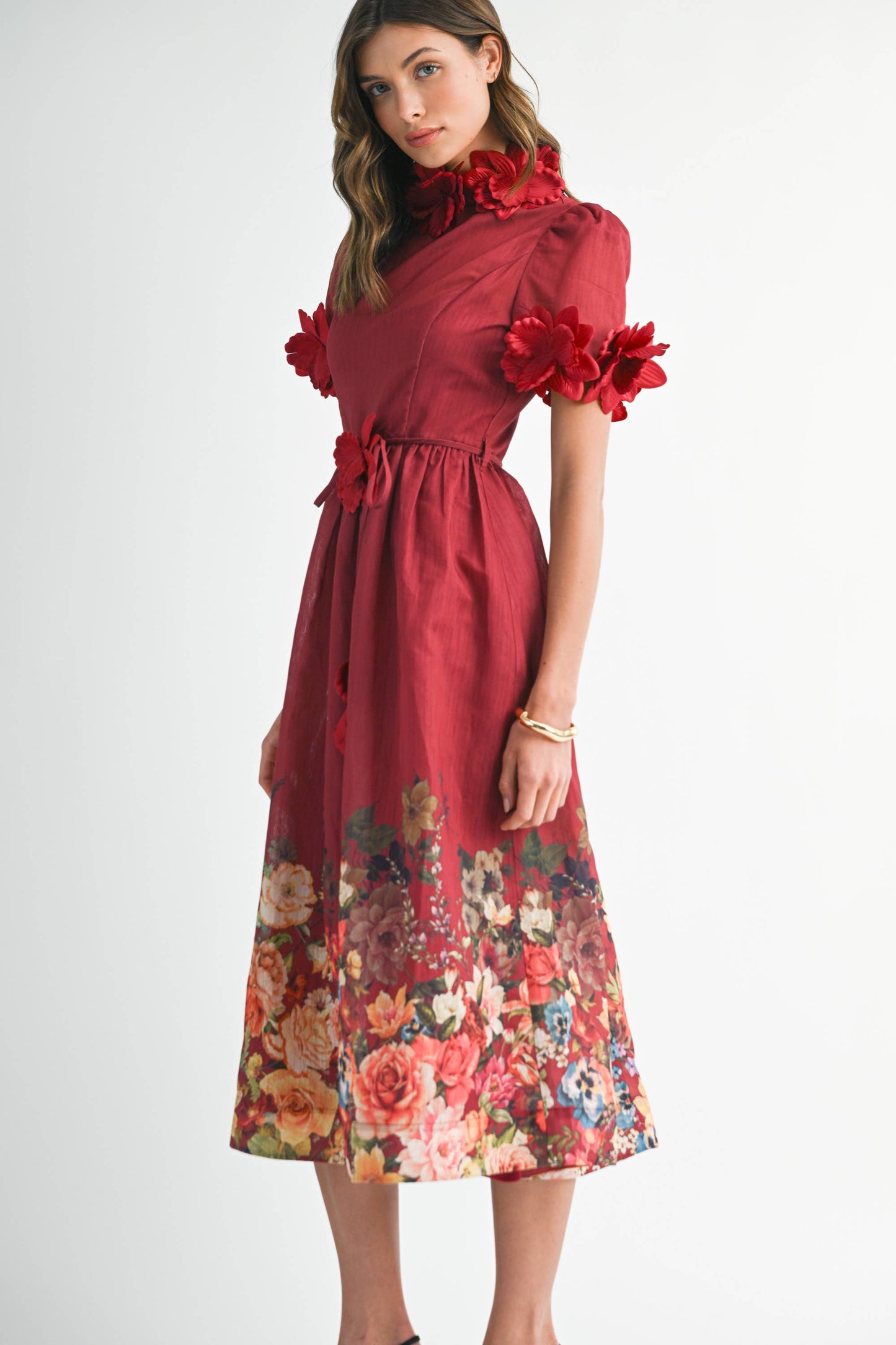 Parker Bloom Midi Dress